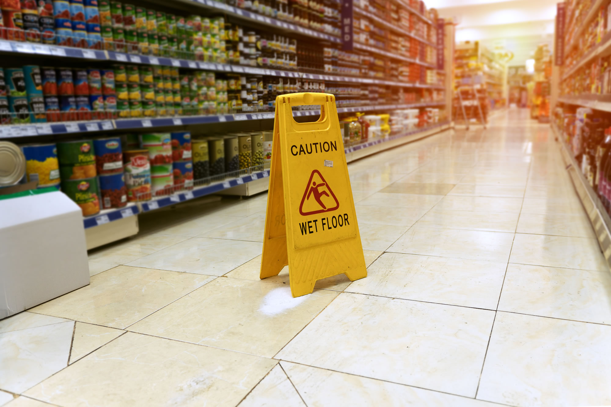 Slip, Trip and Fall in supermarkets, shops and shopping centres